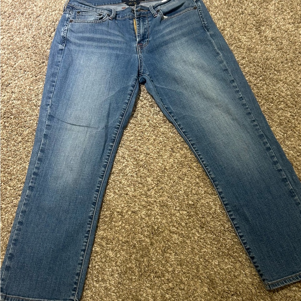 Lucky Brand Women's Straight Leg Blue Jeans